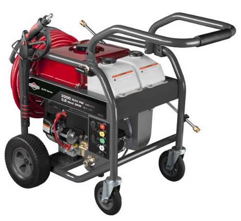 Briggs & Stratton 20542 Elite Series 3.2-GPM 3300-PSI Gas Pressure Washer with 1150 Series OHV 250cc Engine and Electric Key Start, Engine Oil Included